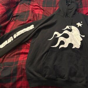 Black Graphic Hoodie